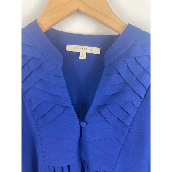 41 Hawthorne Orozco Bib Detail Blouse S - Picture 2 of 4